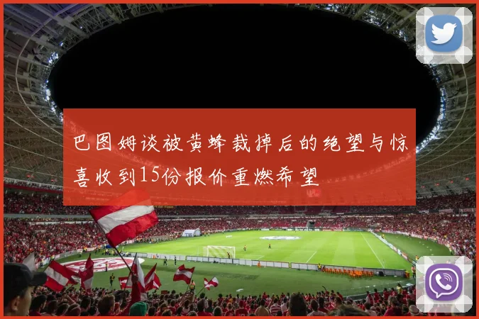 巴图姆谈被黄蜂裁掉后的绝望与惊喜收到15份报价重燃希望